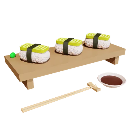 Sushi tamago  3D Icon