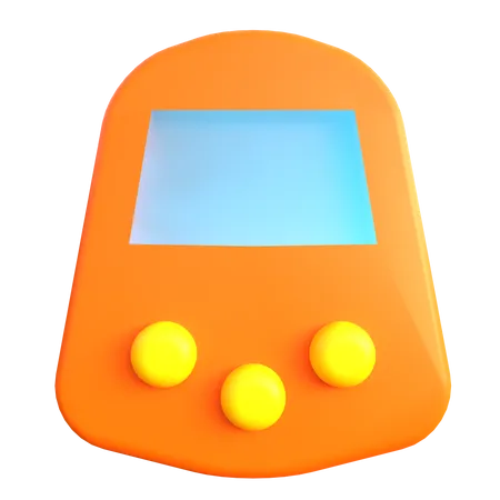 Icone Tamagotchi 3 D Adequado Para Design De Brinquedos E Criancas 3D Icon