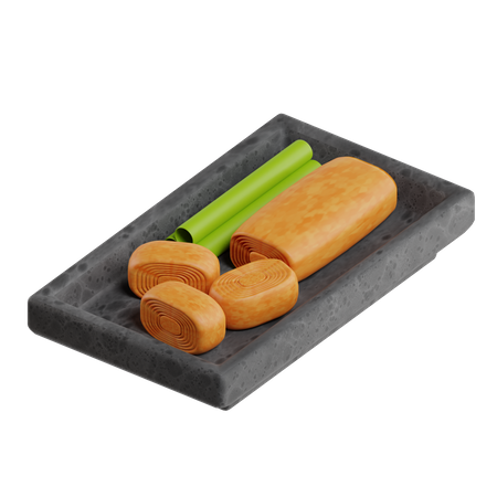 Tamagoyaki  3D Icon