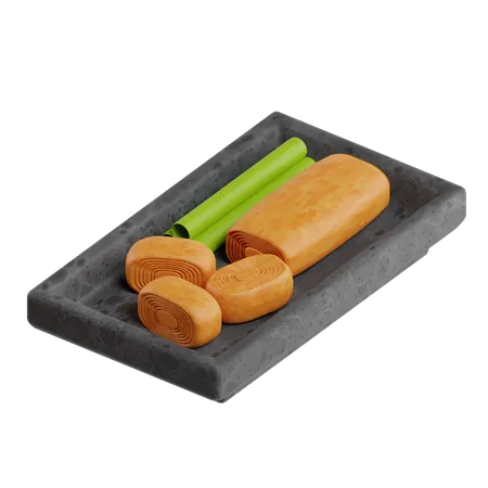 Tamagoyaki  3D Icon