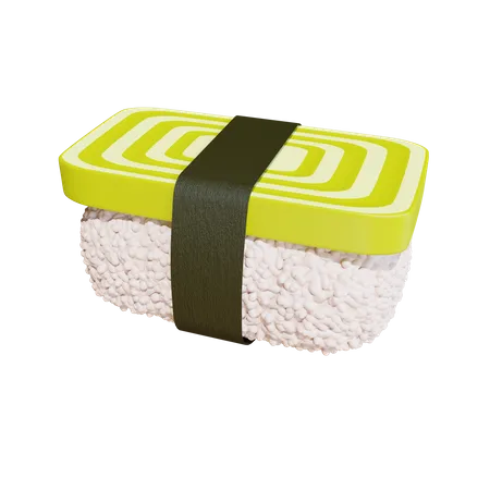 Tamagoyaki Sushi  3D Icon