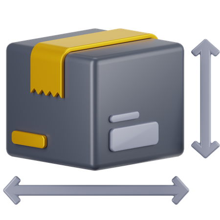 Tamaño del paquete  3D Icon