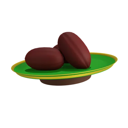 Fruta de tamareira  3D Icon