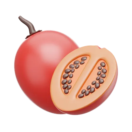 Tamarillo  3D Icon