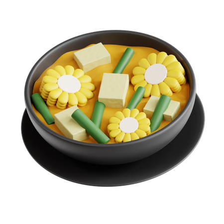 Tamarind Vegetable  3D Icon