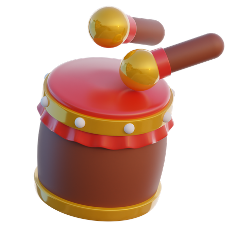 Tambor  3D Icon