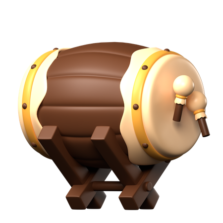 Tambor  3D Icon