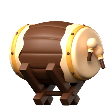 Tambor  3D Icon