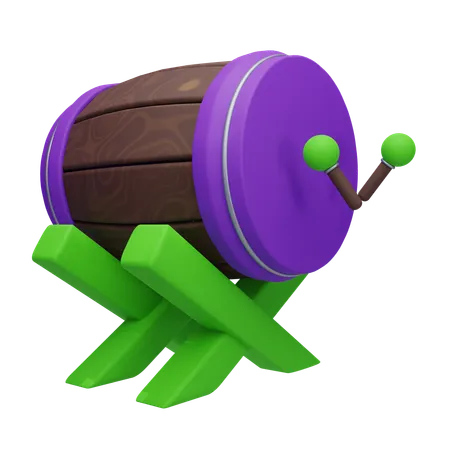 Tambor  3D Icon