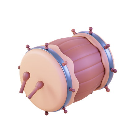 Tambor  3D Icon