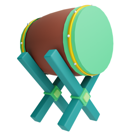 Tambor  3D Icon