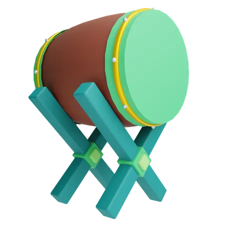 Tambor  3D Icon