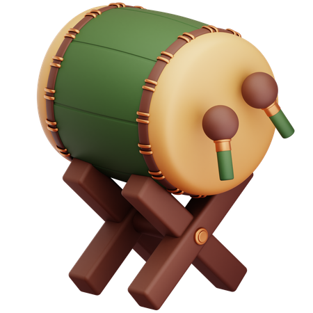 Tambor  3D Icon