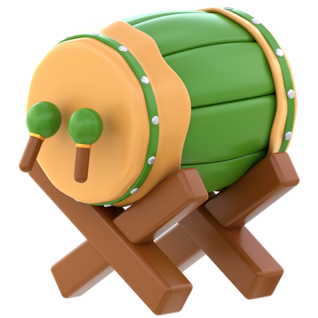 Tambor  3D Icon