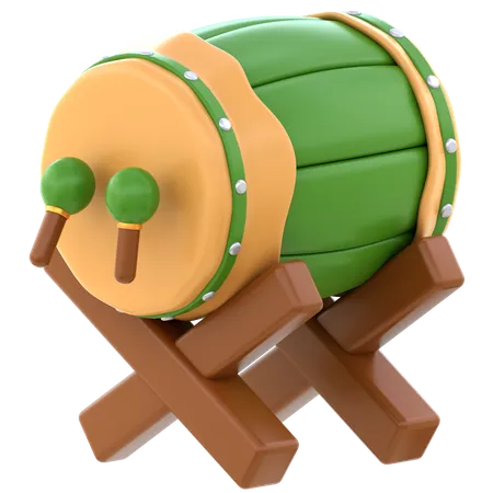 Tambor  3D Icon