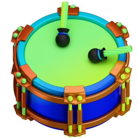 Tambor  3D Icon