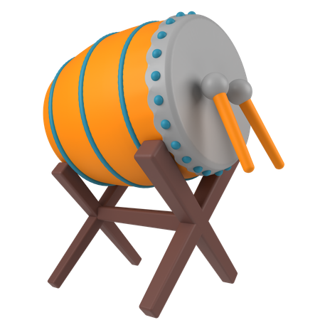 Tambor  3D Icon