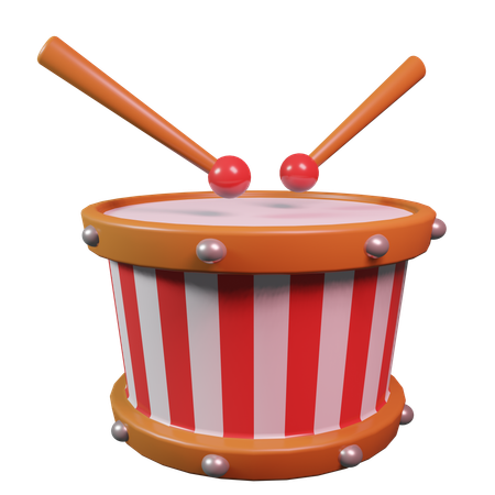 Tambor  3D Icon