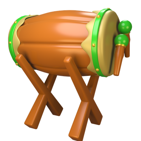 Tambor  3D Icon