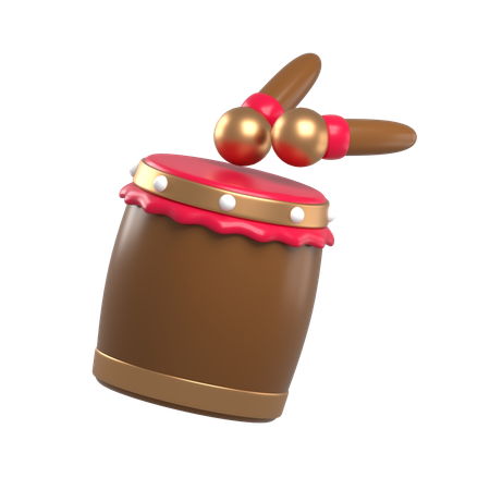 Tambor  3D Icon