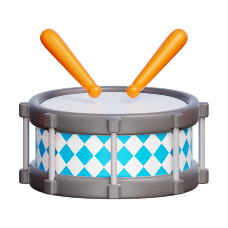 Tambor  3D Icon