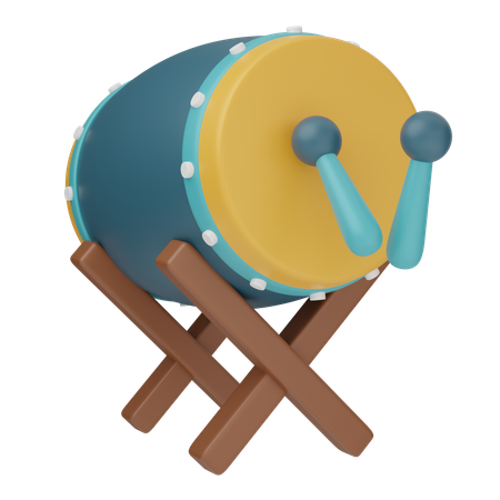 Tambor  3D Icon