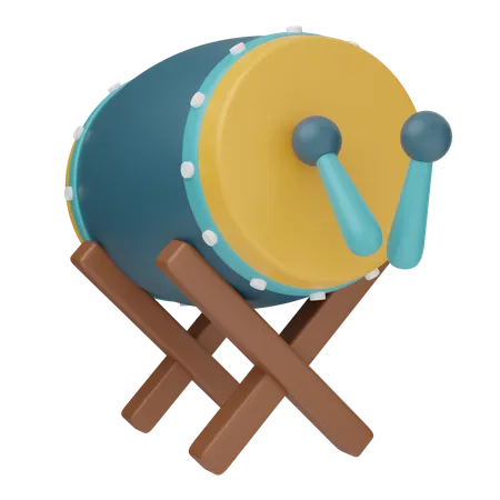 Tambor  3D Icon