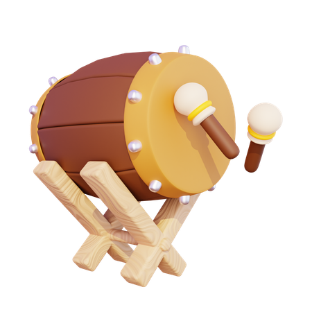 Tambor  3D Icon