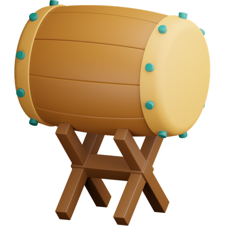 Tambor  3D Icon