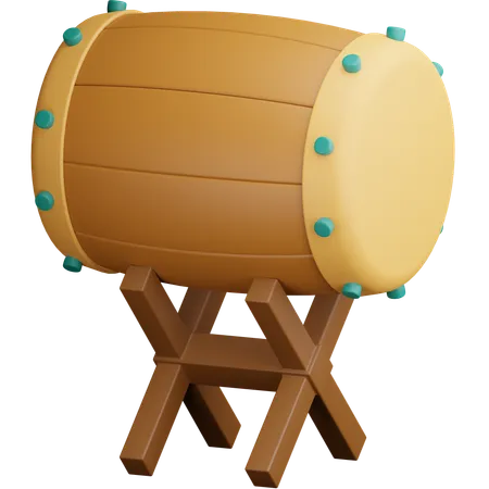 Tambor  3D Icon