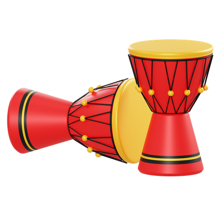 Tambor  3D Icon