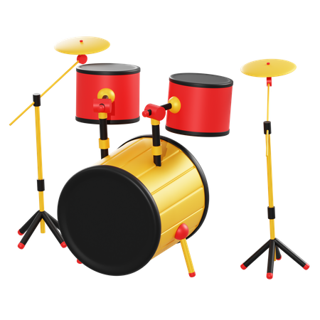 Tambor  3D Icon