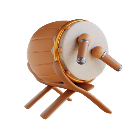 Tambor  3D Icon