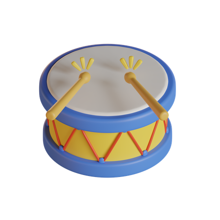 Tambor  3D Icon