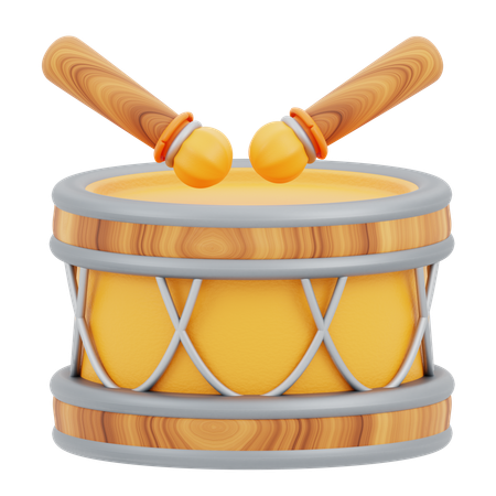 Tambor  3D Icon