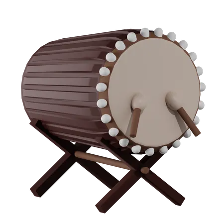 Tambor  3D Icon