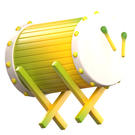 Tambor  3D Icon