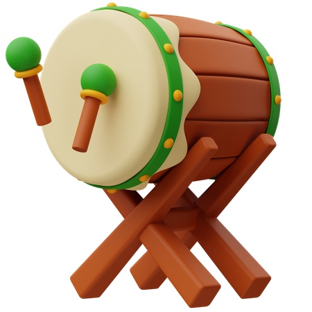 Tambor  3D Icon