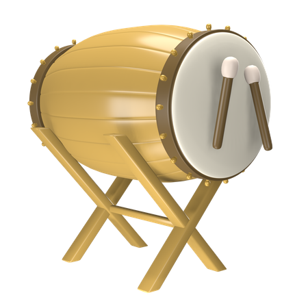 Tambor  3D Icon