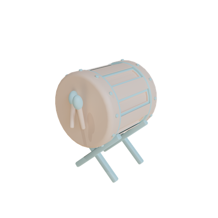 Tambor  3D Icon