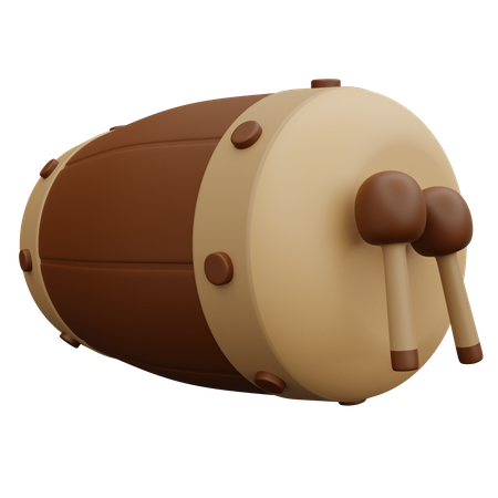 Tambor  3D Icon