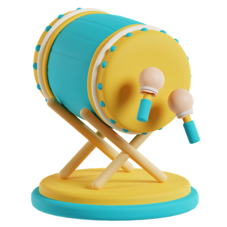 Tambor  3D Icon