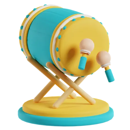 Tambor  3D Icon