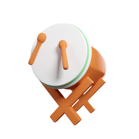 Tambor  3D Icon