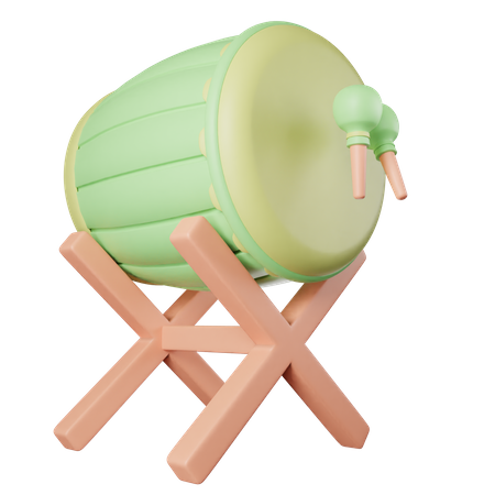 Tambor  3D Icon