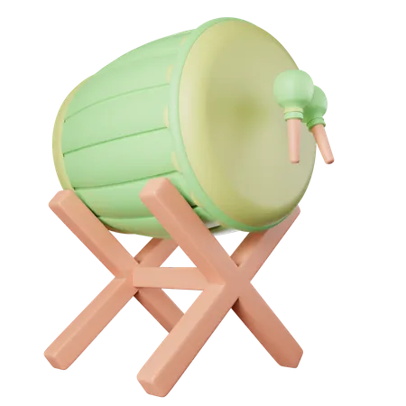 Tambor  3D Icon