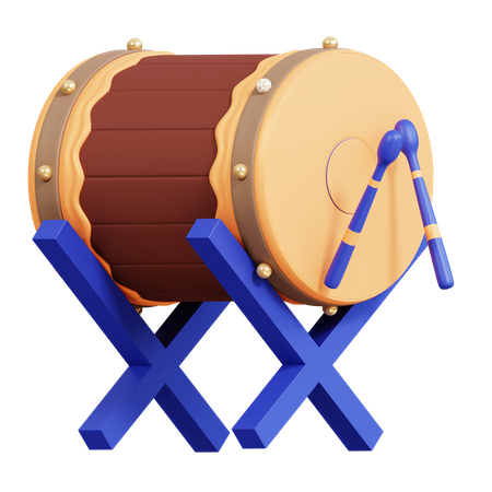 Tambor  3D Icon