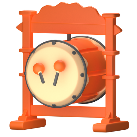 Tambor  3D Icon