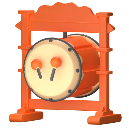 Tambor  3D Icon