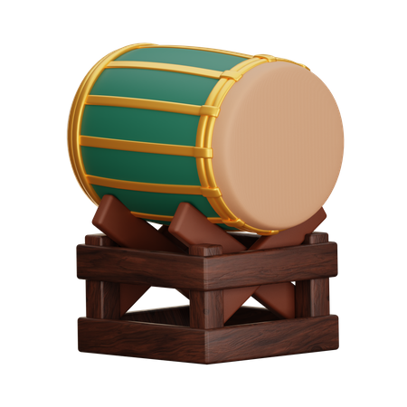 Tambor  3D Icon